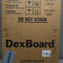 48x36 inch Large Magnetic Combo Board - Dry Erase Whiteboard & Grey Bulletin Board Combination | Framed Corkboard & Magnetic Whiteboard for Office, Classroom, Home | Durable Aluminum Frame