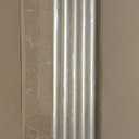 Exquisite Gold 46-148Inch Adjustable 1in Steel Curtain Rod with Acrylic Finials. Crystals Square Transparent Diamond, Easy to Install, Suitable for Bedroom and Living Room, Kitchen and Hotel