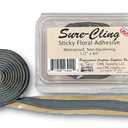 CML Supply Sure-Cling Floral Adhesive Putty, Waterproof, Non-Hardening 5-ft roll, Made in USA