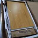 Walsunny Kitchen Island Table Stand with Storage on Wheels, Rolling Kitchen Cart Storage Cabinet with Drawer, Black