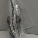 UPTRONIC Toilet Brush, Toilet Bowl Brush with Extra Long Handle Durable Bristles Toilet Scrubber and Covered Holder for Toilet Brush Set for Bathroom Cleaning (Brown, 1 Set)