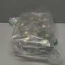 SHareconn 52pcs Christmas Balls Ornaments Set, Shatterproof Plastic Clear Decorative Baubles for Xmas Tree Decor Holiday Wedding Party Decoration with Hooks Included, Champagne