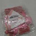 Pink Half Birthday High Chair Banner with Cone Hat Pink White 1/2 Birthday Girl Baby Shower Wall Hangings Decorations