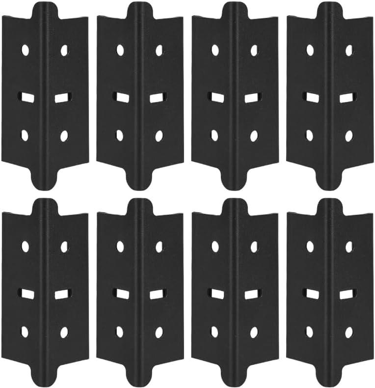8 Pcs 1.25 In Post Coupling Compatible With Muscle Rack, Post Coupler, Post Connector For Muscle Rack Width is Less Than or Equal To 1.25 Inches, 3.95 x 1.35 x 1.35 In