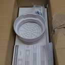 JEACENT Portable Air Conditioner Sliding Door AC Vent Kit, Universal Adjustable PVC Balcony Seal Kit Plates Up to 90 Inches, for 5.1" and 5.9" Diameter Portable AC Exhaust Hose