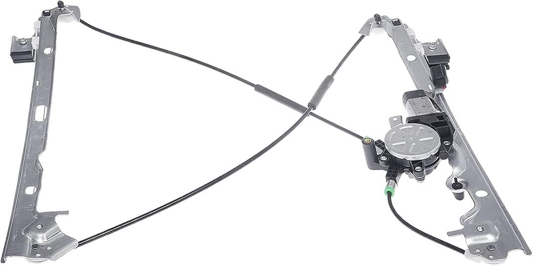 741-443 Front Passenger Right Side Power Window Regulator Motor (2 Pins) Compatible with Chevy Silverado Suburban Tahoe/GMC Sierra Yukon 2007 2008 2009 2010 2011 2012 2013 2014