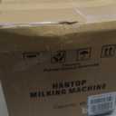 12L Cow Milking Machine, Rechargeable Battery Powered Speed Adjustable Pulsating Vacuum Pump, 304 Stainless Steel Milk Bucket with Auto Stop Check Valve Cow Milker Machine (Pro Model)