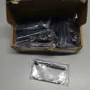 GoldenWarm 18-Pack Black Matte 4in x 4in Heavy Duty Hinges for Interior & Exterior Doors