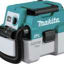 Makita XCV11Z 18V LXT Lithium-Ion Brushless Cordless 2 Gallon HEPA Filter Portable Wet/Dry Dust Extractor/Vacuum, Tool Only (Teal/Grey)
