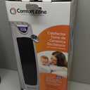 Comfort Zone Ceramic Tower Space Heater, 1500W Portable Electric Heater with 80 Oscillation, Digital Controls & Remote, Tip-Over & Overheat Protection, Indoor Heater for Home, Office & Bedroom