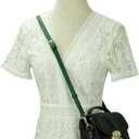 Allzedream Leather Purse Strap Replacement Crossbody Handbag Long Adjustable (Green)