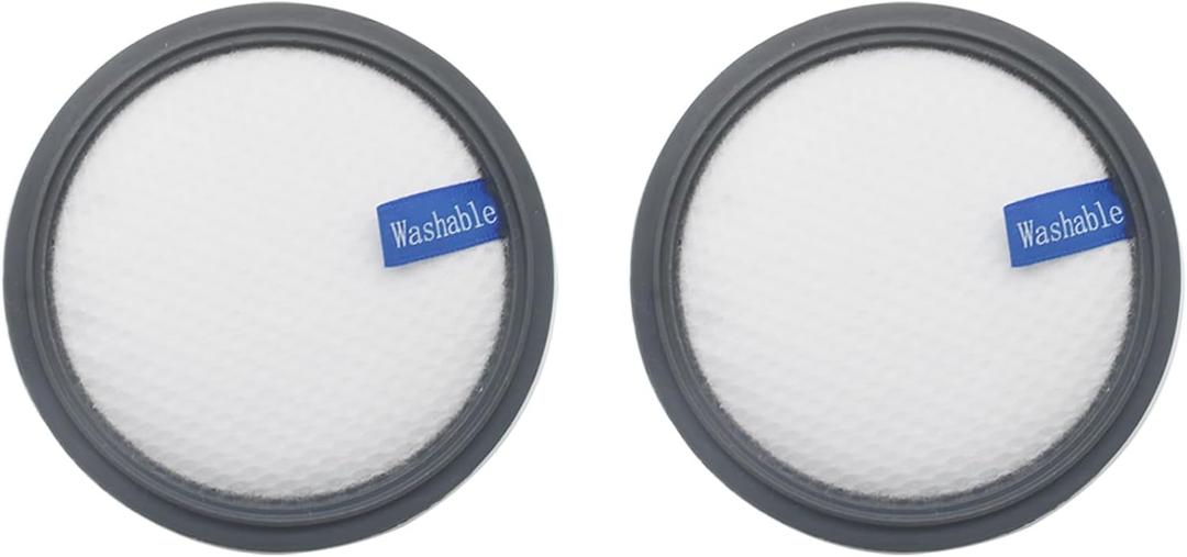 Washable Cordless Vacuum Cleaner Filter Replacement for W200 W300 W400 (2pcs)