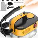 Heavy Duty Steam Cleaner for Home, Fast Heating & 1.2L Tank, 6-Level Adjustable Pressurized Portable Steamer for Cleaning with 11 Accessories for Grout, Tile, Floor, Car Detailing and More