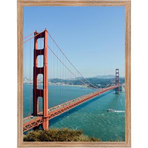 13x17 inch Picture Frame Rustic Brown for Wall Hanging, 13x17 Frame Wall Gallery Photo Frame with Shatter Resistant Plexiglas, Rustic Brown