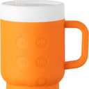 Tumbler Silicone Sippy Cup for Toddler with Straw and Handle, Water Bottle for Baby& Infant,9oz Kids Cups Spill Proof,BPA Free,Toddler Travel Essential, Orange