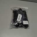 popiv Women's Sexy Lingerie Set with Garter Belt Matching Bra and Panty Lingeries Sets 4 Piece (Velvet Black) Sma