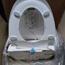 Bio Bidet Bliss BB1000 Warm Water Bidet Seat, Air Dryer, Heated Seat with Slow Close Lid, Remote Control, Round