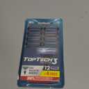 Razor 3 for Men - Replaceable Cartridges for Manual Shaving Razor - 3-Blade Technology Refills - Fits Gillette Mach3 - Soft Shave Sharp Blades - Cost-effective Refill (12 refills)