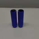 Bike Pegs 2Pcs Aluminum Alloy Anti-Skid Lead Foot Bicycle Pegs 3/8 inch Axles (Blue)