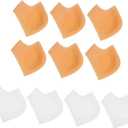 5 Pairs Sebs Heel Protectors for Women Cracking Foot Sleeves with Relief Reusable Heel Guards for Dry Skin Prevention and Pressure Protection and Daily Shoes