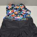 Women Tankini Swimsuits with Shorts - Two Piece Tummy Control Bathing Suits Top with Two Pockets Bottom Swimwear, XL
