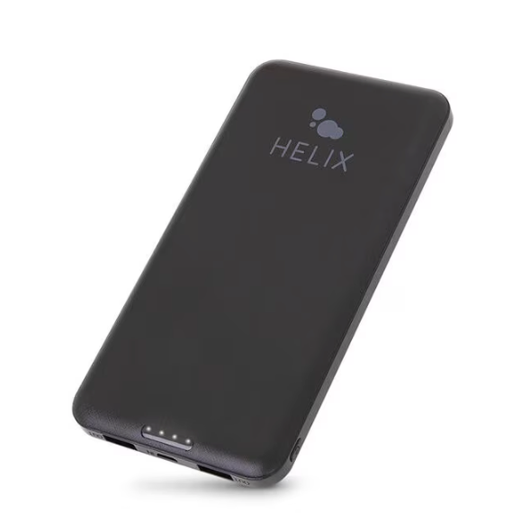 Helix Turbovolt+ 10,000 mAh Portable Battery Pack - Black