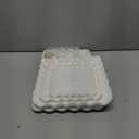 5 Pcs Dessert Table Display Set - 2 Pcs 3-Tier Dessert Display Stands & 3 Pcs Serving Tray - Dessert Trays Dessert Stands Treat Table Displays Set for Tea Parties,Birthdays & Baby Showers (White)