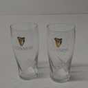 Guinness 20oz Beer Glasses Twin Pack | Certified Official Merchandise | Ideal gift for Beer Lovers
