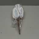 6 Pcs Christmas Tree Pastel Poinsettia Decoration 9'' Candyland Christmas Tree Ornament Blue and Pink Felt Poinsettia Flower Candy Artificial Flower Pick for Xmas Wreath DIY Party Decor