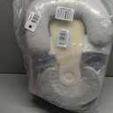 Rootling Baby Feeding Pillow, Anti Overflow Feeding Pillow for Reducing Spit-Up, Safety Nursing Pillow, Baby Lounger Reflux Wedge Breastfeeding, Removable top and Bottom (Gray, Small)