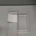 Vtopmart 44 PCS Clear Plastic Drawer Organizers Set, 4-Size Versatile Bathroom and Vanity Organizer Trays, Non-Slip Storage Containers for Makeup, Jewelries, Bedroom，Kitchen Utensils and Office