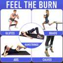 Resistance Bands for Working Out with Workout Bands Guide. 4 Booty Bands for Women Men Fabric Elastic Bands for Exercise Bands Resistance Bands for Legs Bands for Working Out Hip Thigh Glute Bands Set (Cream, Grey, Black)