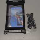 [Up to 10"] Large Waterproof Phone Pouch Bag - 2 Pack IPX8 Waterproof Phone Case for iPhone 17 16 15 Pro Max Galaxy S25 S24 Ultra, Touchscreen & Underwater Photography, Beach Cruise Travel Essentials