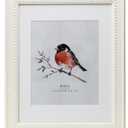 11x14 Picture Frame Photo Frame, Made of Solid MDF Wood with Real Glass, Display Picture 8x10 with Mat or 11x14 without Mat, Vertical and Horizontal for Wall Hanging, White Classic Beaded Frame