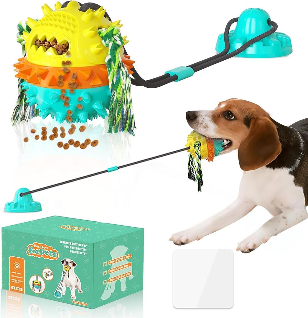 Dog Toys for Aggressive Chewers Interactive Indestructible Puzzle