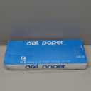 Durable Packaging 15"x10.75" Dry Waxed Deli Paper Pop-Up Sandwich Wrap Sheets (Pack of 500)