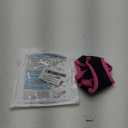 LUCKYPAW Dog Muzzle, Mesh Muzzle for Large Medium Small Dogs, Soft Mouth Guard for Biting Chewing, Breathable Mouth Guard with Adjustable Strap for Training(Hot Pink, S(Snout:7.75"-8.75"))