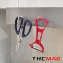 Strong Neodymium Magnetic Hooks, Rare Earth Magnetic Hooks Heavy Duty, Hooks for Hanging, Key Holder, Tool Box, Refrigerator, Pack of 10