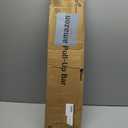 Sportneer Pull Up Bar: Strength Training Chin up Bar without Screws - Adjustable 29.5''-37'' Width Locking Mechanism Pull-up Bar for Doorway - Max Load 440lbs for Home Gym Upper Body Workout, Non-slip Black