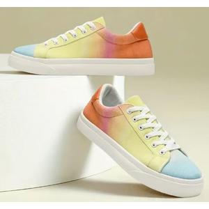 Canvas Shoes for Women and Men Low Top Lace Up Shoes Comfortable Tennis Shoes, Women's Fashion Sneakers Classic Casual Shoes, Size 8W/6.5M