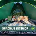 Happy Travel 2 Person Camping Tent, Instant Easy Pop Up Tents for Camping,Automatic Waterproof Family Camping Tent, Easy Set Up Tent,Portable Windproof Dome Tent for Camping Hiking & Traveling