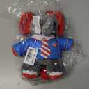 Patriotic Stars-and-Stripes Elephant Plush - Ideal Trump Merchandise Gift or Decoration with Teddy Bears for July 4th and Trump Memorabilia Enthusiasts!
