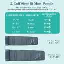 Blood Pressure Monitor, Bp Monitor with 2 Cuffs, The Universal and Extra Large Cuff(22-44cm&38-55cm) - 2 * 99 Sets of Memory for Home Use