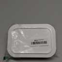 Butter Dish with Lid, White Plastic, BPA-Free, Holds 2 Sticks, Microwave Safe, Dishwasher Safe, 6.5 x 4 inches