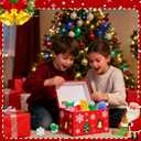 24Pcs Christmas Squishy for Party Favors Gifts, Stress Relief Toys for Goodie Bags Pinata Fillers, Stocking Stuffer for Kids, Treasure Box Carnival for Prizes Rewards, Fidget Squeeze Advent Calendar