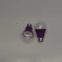 4 Pack A19 LED Black Light Bulbs,9W (100W Equivalent) E26 Base Dimmable Black Lights, UVA Level 385-400NM, Halloween Light BulbsGlow in The DarkFluorescent Poster, Body Paint,Neon Glow Party