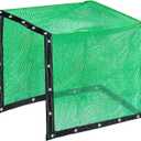 Aoneky Golf Cage Net Replacement 10x10x10ft - Heavy Duty HDPE Practice Hitting Net Only, UV Resistant for Outdoor/Indoor Use, Fits Conduit Frame (Net Only - No Frame/Poles Included)