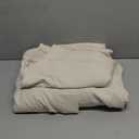 Bedsure Oat Milk Duvet Cover King Size - 3 Pieces Prewashed Cotton-Like Extra Soft Bedding Set, Includes 1 Duvet Cover 104x90 Inches with Zipper Closure & 2 Pillow Shams, Comforter Not Included