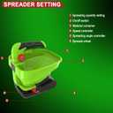 7.2V Cordless Seed Spreader with 3.3L Large Hopper 2.0Ah Battery