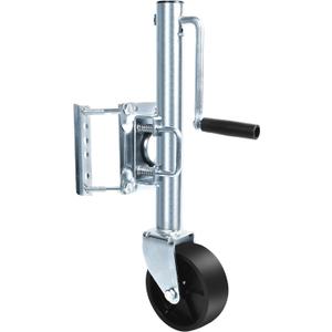 MaxxHaul 70148 10" Lift Swing Back Trailer Jack with Single Wheel - 1000 lbs. Capacity